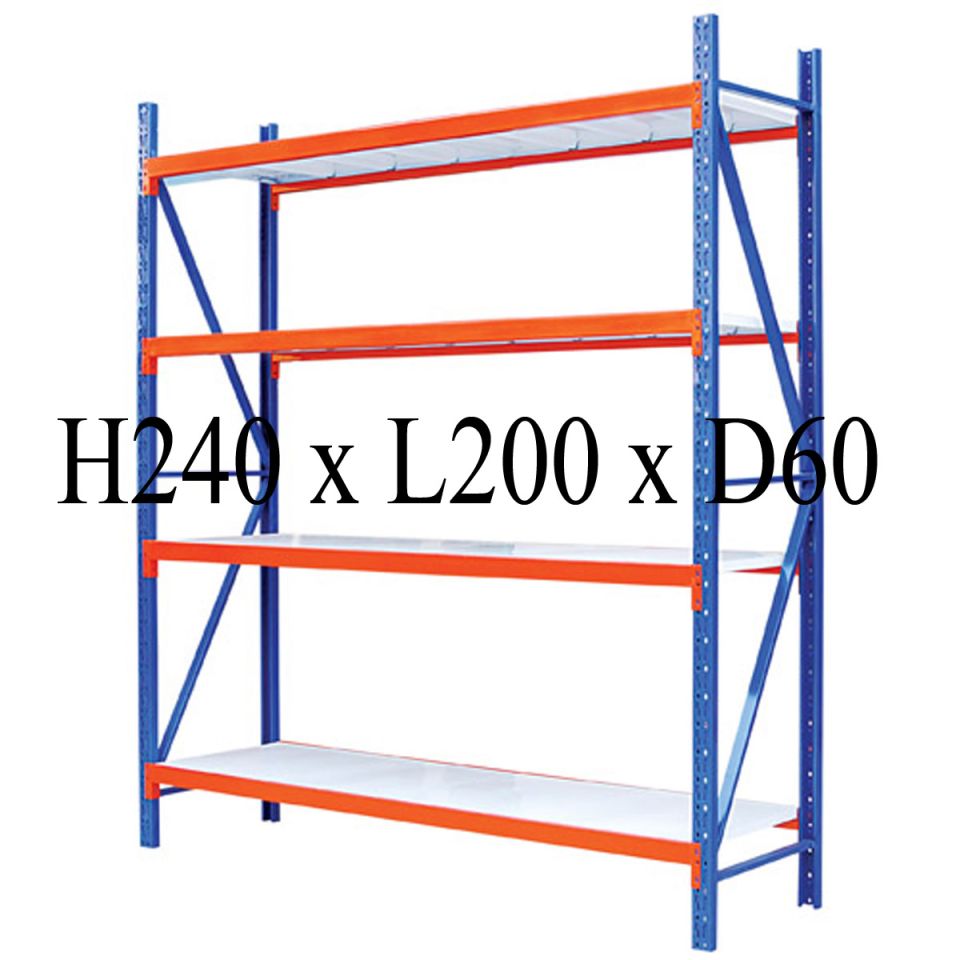 Warehouse Rack H240 × L200 × D60cm