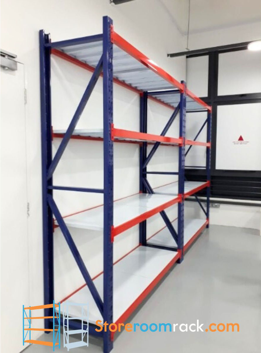 Light storage room — Commercial unit, commercial racking installation in Singapore